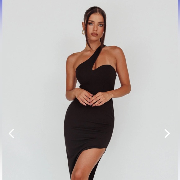 Selfie Leslie - Shooting Stars One-Shoulder Midi Dress - Size M - Never Worn NWT - Picture 3 of 7